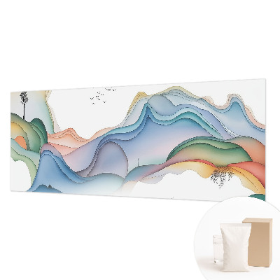 Mural de pared con estampado hermoso con un paisaje de ensueño