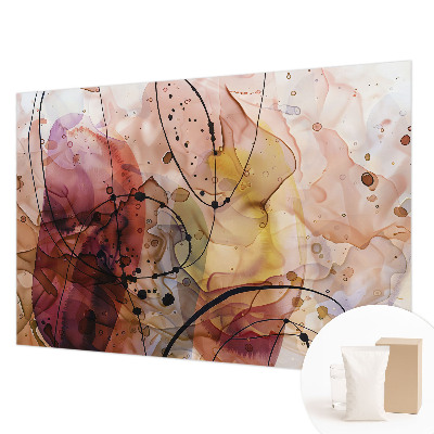Papel mural con patrón decorativo con diseño 'Armonía abstracta' para paredes