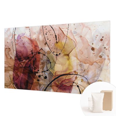 Papel mural con patrón decorativo con diseño 'Armonía abstracta' para paredes