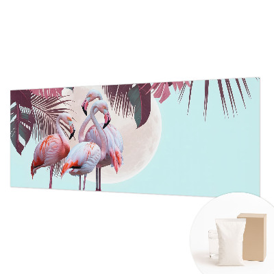 Fotomural decorativo para cabecero de cama con diseño de aves exóticas