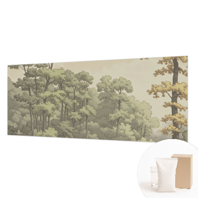 Mural decorativo con diseño 'Idilio forestal'