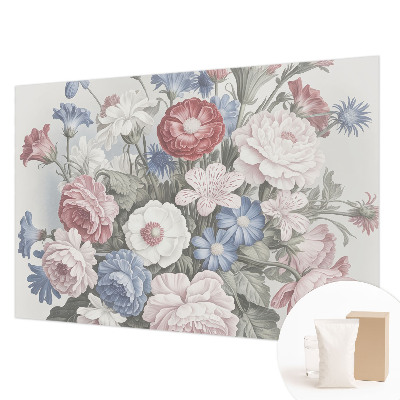Fotomural decorativo para cabecero de cama con un ramo colorido