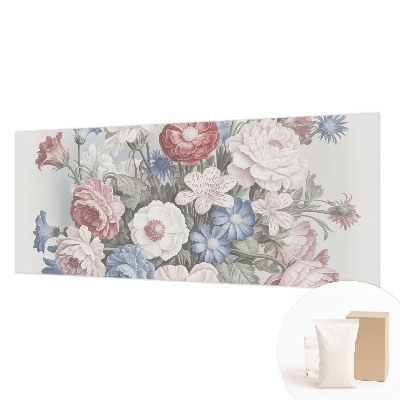 Fotomural decorativo para cabecero de cama con un ramo colorido