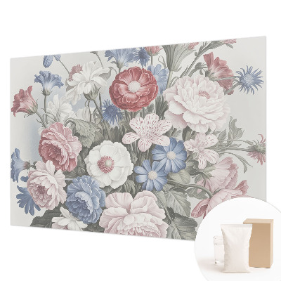 Fotomural decorativo para cabecero de cama con un ramo colorido