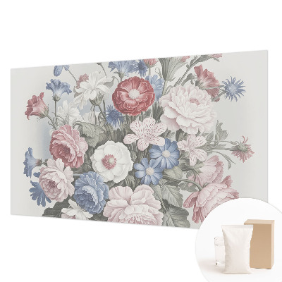 Fotomural decorativo para cabecero de cama con un ramo colorido