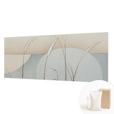 Mural decorativo con diseño de hierbas suaves