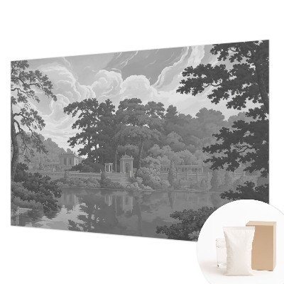 Mural de pared con estampado hermoso con un paisaje natural