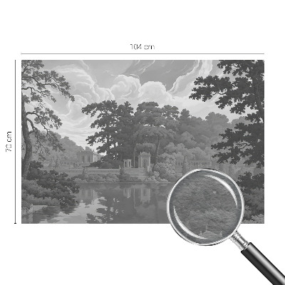 Mural de pared con estampado hermoso con un paisaje natural