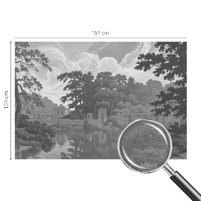 Mural de pared con estampado hermoso con un paisaje natural
