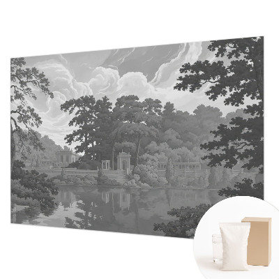 Mural de pared con estampado hermoso con un paisaje natural