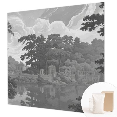 Mural de pared con estampado hermoso con un paisaje natural