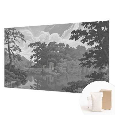 Mural de pared con estampado hermoso con un paisaje natural