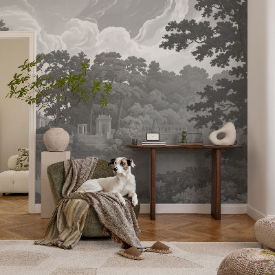 Mural de pared con estampado hermoso con un paisaje natural