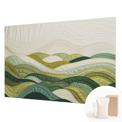 Mural decorativo con diseño Fabric Hills