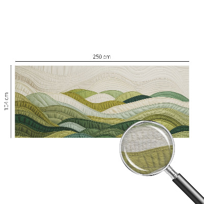 Mural decorativo con diseño Fabric Hills