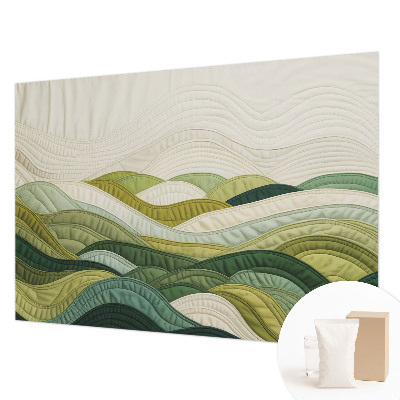 Mural decorativo con diseño Fabric Hills