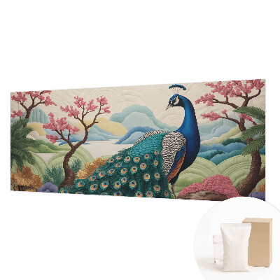 Mural de pared con estampado hermoso con un diseño de belleza exótica