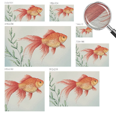 Mural decorativo con diseño 'Belleza del agua'