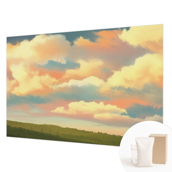 Mural decorativo con el motivo 'Nubes del cielo'