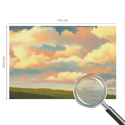 Mural decorativo con el motivo 'Nubes del cielo'