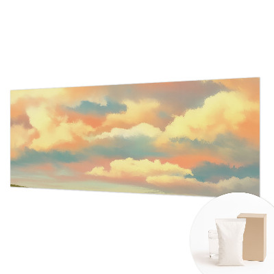 Mural decorativo con el motivo 'Nubes del cielo'