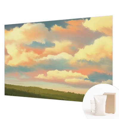 Mural decorativo con el motivo 'Nubes del cielo'