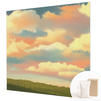 Mural decorativo con el motivo 'Nubes del cielo'