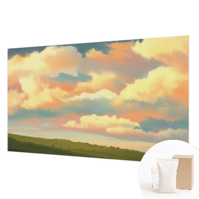 Mural decorativo con el motivo 'Nubes del cielo'
