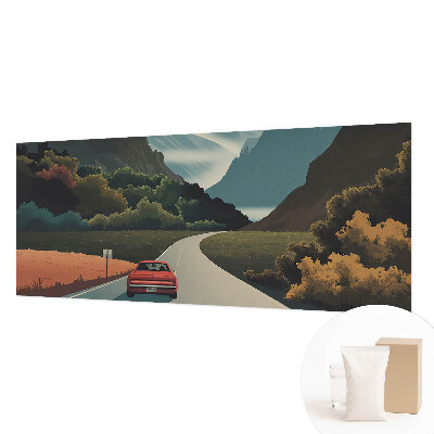 Mural de pared con estampado hermoso con diseño 