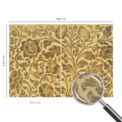 Fotomural decorativo para cabecero de cama con estampado floral