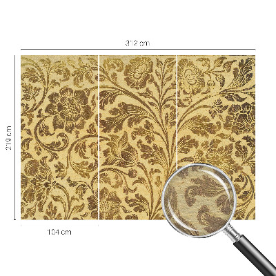 Fotomural decorativo para cabecero de cama con estampado floral