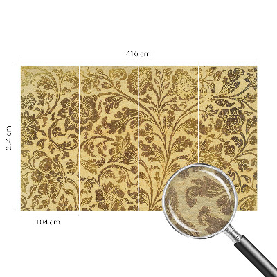 Fotomural decorativo para cabecero de cama con estampado floral