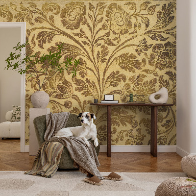 Fotomural decorativo para cabecero de cama con estampado floral