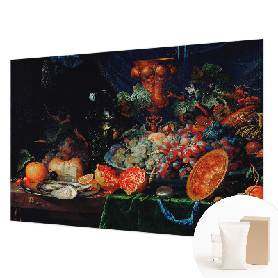 Papel mural con patrón decorativo con diseño «Abundancia frutal»