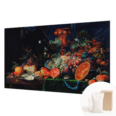 Papel mural con patrón decorativo con diseño «Abundancia frutal»