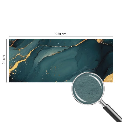 Mural de pared con estampado hermoso con motivo de abstracción en azul oscuro