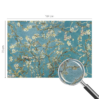 Mural de pared con estampado hermoso con ramas floridas