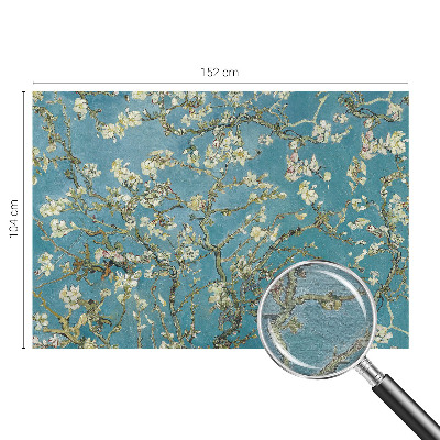 Mural de pared con estampado hermoso con ramas floridas