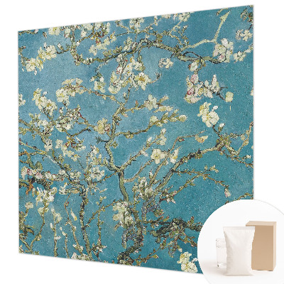 Mural de pared con estampado hermoso con ramas floridas