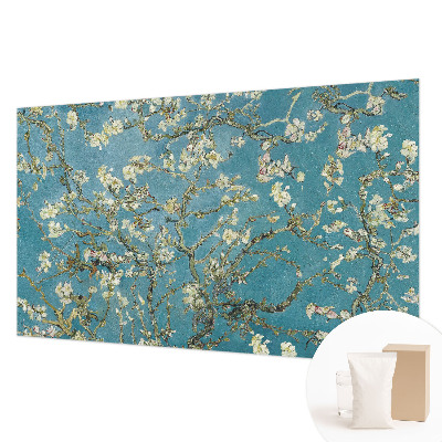 Mural de pared con estampado hermoso con ramas floridas
