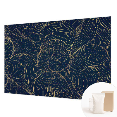 Fotomural decorativo para cabecero de cama con motivo ondulado