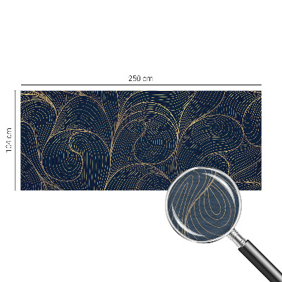 Fotomural decorativo para cabecero de cama con motivo ondulado