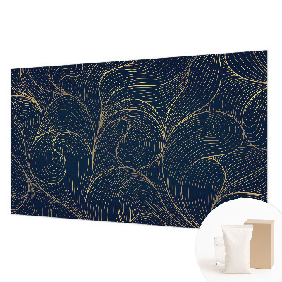 Fotomural decorativo para cabecero de cama con motivo ondulado