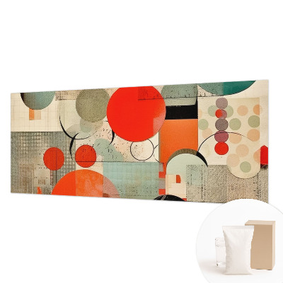 Papel mural texturado decorativo con un motivo de abstracción colorida