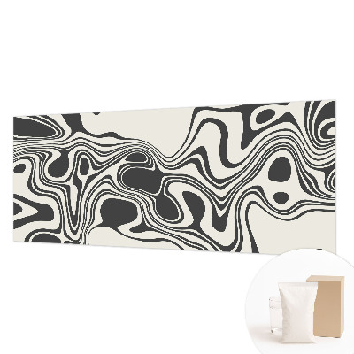 Papel mural con patrón decorativo con un diseño de líneas dinámicas