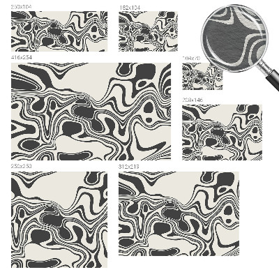 Papel mural con patrón decorativo con un diseño de líneas dinámicas