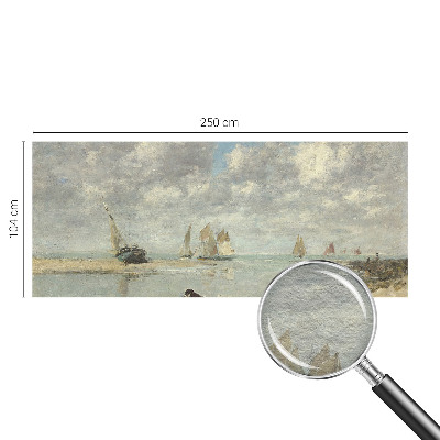 Mural de pared con estampado hermoso con paisajes marinos