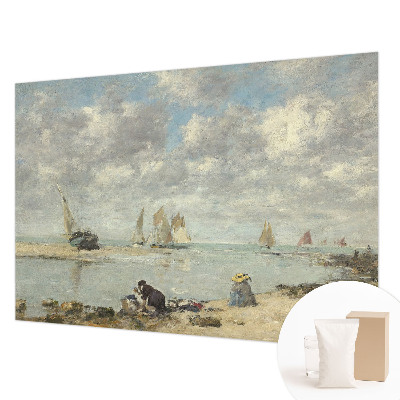 Mural de pared con estampado hermoso con paisajes marinos