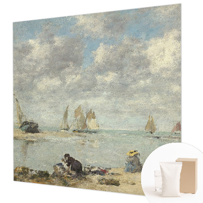 Mural de pared con estampado hermoso con paisajes marinos