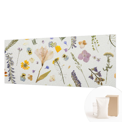 Mural decorativo con motivo de flores de primavera